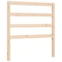 Estructura de cama con cabecero madera maciza 90x190 cm de vidaXL, Camas y somieres - Ref: Foro24-3191871, Precio: 87,73 €, D...