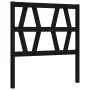 Single bed frame with black solid wood headboard by vidaXL, Beds and slatted bases - Ref: Foro24-3192455, Price: 122,49 €, Di...