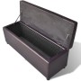 Long Brown Wooden Storage Bench by vidaXL, Benches for halls and storage - Ref: Foro24-241064, Price: 161,73 €, Discount: %