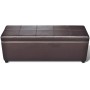 Lange braune Aufbewahrungsbank aus Holz von vidaXL, Bänke für Hallen und Lager - Ref: Foro24-241064, Preis: 161,73 €, Rabatt: %