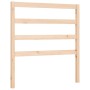 Bed frame with solid wood headboard 90x200 cm by vidaXL, Beds and slatted bases - Ref: Foro24-3191891, Price: 84,81 €, Discou...