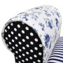 Blau-weiße Patchwork-Bank von vidaXL, Bänke für Hallen und Lager - Ref: Foro24-240881, Preis: 144,51 €, Rabatt: %