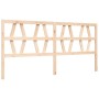 Estructura de cama con cabecero madera maciza 200x200 cm de vidaXL, Camas y somieres - Ref: Foro24-3192511, Precio: 145,54 €,...
