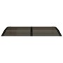 Marquesina de puerta policarbonato negro 150x75 cm