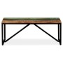Bank aus recyceltem Massivholz, 110 x 35 x 45 cm von vidaXL, Bänke für Hallen und Lager - Ref: Foro24-244901, Preis: 110,81 €...
