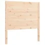 Bed frame with solid wood headboard by vidaXL, Beds and slatted bases - Ref: Foro24-3192716, Price: 101,29 €, Discount: %