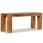 Bank aus massivem Palisanderholz, 110 x 35 x 45 cm von vidaXL, Bänke für Hallen und Lager - Ref: Foro24-244352, Preis: 158,91...