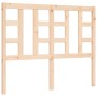 Double bed frame with solid wood headboard by vidaXL, Beds and slatted bases - Ref: Foro24-3191941, Price: 115,08 €, Discount: %
