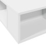 Estructura de cama madera de ingeniería blanca 180x200 cm