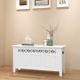 Barockstil MDF Weißer Speicherbank von vidaXL, Bänke für Hallen und Lager - Ref: Foro24-242646, Preis: 177,33 €, Rabatt: %