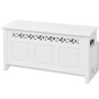 Barockstil MDF Weißer Speicherbank von vidaXL, Bänke für Hallen und Lager - Ref: Foro24-242646, Preis: 177,33 €, Rabatt: %