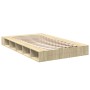 Estructura de cama madera de ingeniería roble Sonoma 135x190 cm