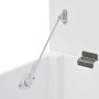 Barockstil MDF Weißer Speicherbank von vidaXL, Bänke für Hallen und Lager - Ref: Foro24-242646, Preis: 177,33 €, Rabatt: %