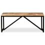Massivholz-Mangoholz-Bank 110x35x45 cm von vidaXL, Bänke für Hallen und Lager - Ref: Foro24-244902, Preis: 110,32 €, Rabatt: %
