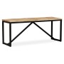 Massivholz-Mangoholz-Bank 110x35x45 cm von vidaXL, Bänke für Hallen und Lager - Ref: Foro24-244902, Preis: 110,32 €, Rabatt: %