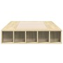 Estructura de cama madera de ingeniería roble Sonoma 90x200 cm