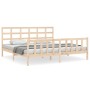 Estructura de cama con cabecero madera maciza 160x200 cm de vidaXL, Camas y somieres - Ref: Foro24-3192111, Precio: 131,01 €,...