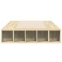 Estructura de cama madera de ingeniería roble Sonoma 75x190 cm