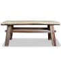 Bank aus recyceltem Massivholz, 100 x 28 x 43 cm von vidaXL, Bänke für Hallen und Lager - Ref: Foro24-244497, Preis: 194,82 €...