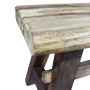 Bank aus recyceltem Massivholz, 100 x 28 x 43 cm von vidaXL, Bänke für Hallen und Lager - Ref: Foro24-244497, Preis: 194,82 €...