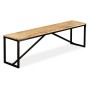 Bank aus massivem Mangoholz, 160 x 35 x 45 cm von vidaXL, Bänke für Hallen und Lager - Ref: Foro24-244904, Preis: 195,72 €, R...