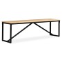 Bank aus massivem Mangoholz, 160 x 35 x 45 cm von vidaXL, Bänke für Hallen und Lager - Ref: Foro24-244904, Preis: 195,72 €, R...