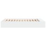 Estructura de cama madera de ingeniería blanca 135x190 cm