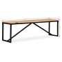 Bank aus massivem Mangoholz, 160 x 35 x 45 cm von vidaXL, Bänke für Hallen und Lager - Ref: Foro24-244904, Preis: 195,72 €, R...