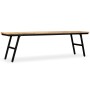 Bank aus recyceltem Teakholz und Stahl, 160 x 35 x 45 cm von vidaXL, Bänke für Hallen und Lager - Ref: Foro24-245412, Preis: ...