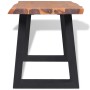 Bank aus massivem Akazienholz, 145 cm von vidaXL, Bänke für Hallen und Lager - Ref: Foro24-245687, Preis: 176,45 €, Rabatt: %