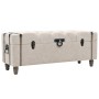 Storage benches 3 pieces wood and steel 112x37x45 cm by vidaXL, Benches for halls and storage - Ref: Foro24-245762, Price: 26...