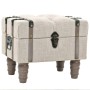 Storage benches 3 pieces wood and steel 112x37x45 cm by vidaXL, Benches for halls and storage - Ref: Foro24-245762, Price: 26...