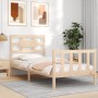 Estructura de cama con cabecero madera maciza | Foro24.es | Tu tienda online para hogar, jardín y más Foro24.es