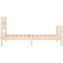 Estructura de cama con cabecero madera maciza | Foro24.es | Tu tienda online para hogar, jardín y más Foro24.es