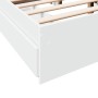 Cama con cajones madera de ingeniería blanco 140x200 cm
