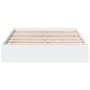 Cama con cajones madera de ingeniería blanco 120x200 cm