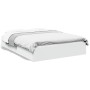 Cama con cajones madera de ingeniería blanca 140x190 cm
