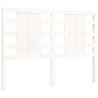 Double bed frame with white solid wood headboard by vidaXL, Beds and slatted bases - Ref: Foro24-3192787, Price: 133,98 €, Di...