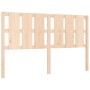Estructura de cama con cabecero madera maciza 160x200 cm de vidaXL, Camas y somieres - Ref: Foro24-3192241, Precio: 143,24 €,...