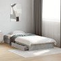 Cama con cajones madera ingeniería gris hormigón 90x190 cm en Camas y somieres | Comprar online en Foro24