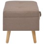 Storage stool 40 cm brown fabric by vidaXL, Benches for halls and storage - Ref: Foro24-247519, Price: 58,15 €, Discount: %