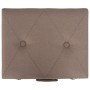 Storage stool 40 cm brown fabric by vidaXL, Benches for halls and storage - Ref: Foro24-247519, Price: 58,15 €, Discount: %