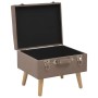 Storage stool 40 cm brown fabric by vidaXL, Benches for halls and storage - Ref: Foro24-247519, Price: 58,15 €, Discount: %