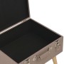 Aufbewahrungshocker 40 cm brauner Stoff von vidaXL, Bänke für Hallen und Lager - Ref: Foro24-247519, Preis: 58,15 €, Rabatt: %