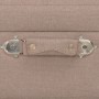 Aufbewahrungshocker 40 cm brauner Stoff von vidaXL, Bänke für Hallen und Lager - Ref: Foro24-247519, Preis: 58,15 €, Rabatt: %