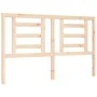 Bed frame with solid wood headboard 160x200 cm by vidaXL, Beds and slatted bases - Ref: Foro24-3192891, Price: 130,62 €, Disc...