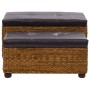 Brown seagrass 2-piece bench set by vidaXL, Benches for halls and storage - Ref: Foro24-246108, Price: 146,59 €, Discount: %