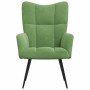 Sillón de relax de terciopelo verde claro