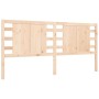 Estructura de cama con cabecero madera maciza 200x200 cm de vidaXL, Camas y somieres - Ref: Foro24-3192836, Precio: 158,27 €,...