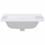 Lavabo de baño rectangular cerámica blanco 61x48x19,5 cm